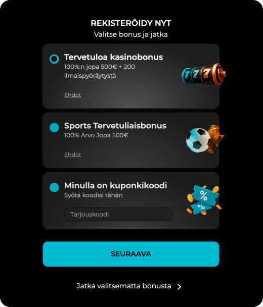 Rekisteröityminen